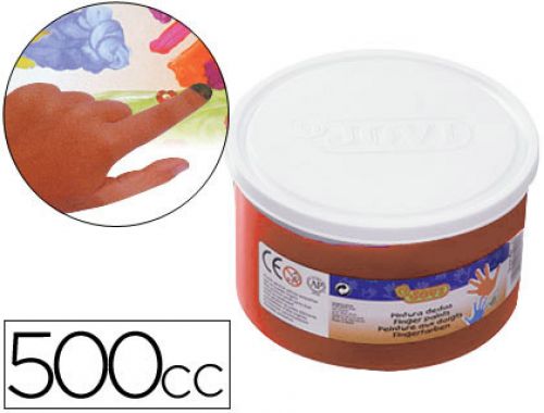 Pintura a dedos jovi 500 ml castanho , Jovi , 77369 , 8412027029193